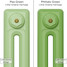 CI-RK-GREEN-024 - Rook Green 2 Column Victorian Cast Iron Radiator H660mm x W831mm CI-RK-GREEN-024 - Rook Green 2 Column Victorian Cast Iron Radiator H660mm x W831mm